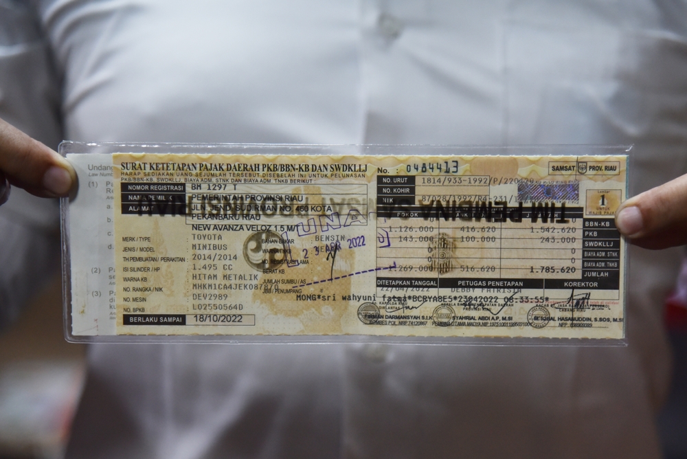 Tiket tetapi membawa pendaftaran kendaraan sementara? Itu harus Anda ketahui!